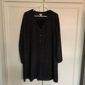 Jcrew Black and White dress